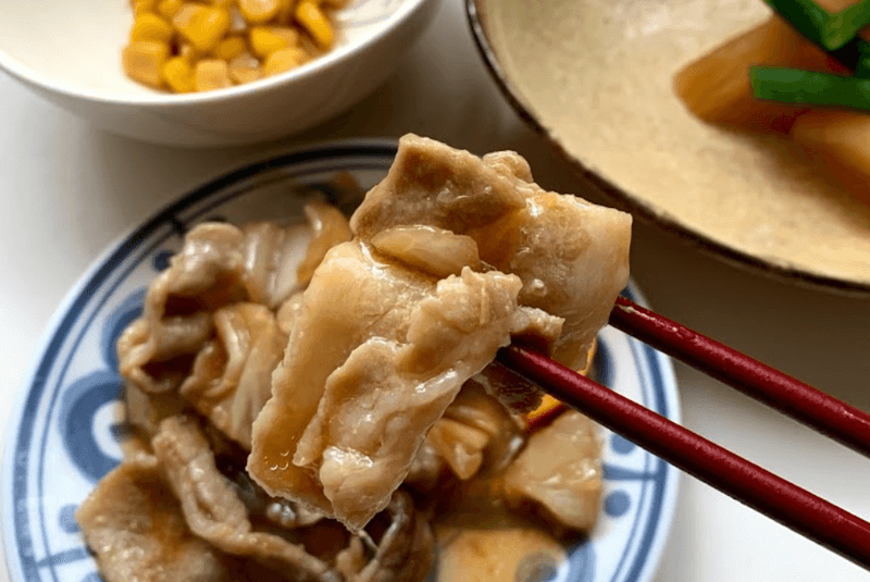 ヨシケイのシンプルミール、豚肉のくわ焼き